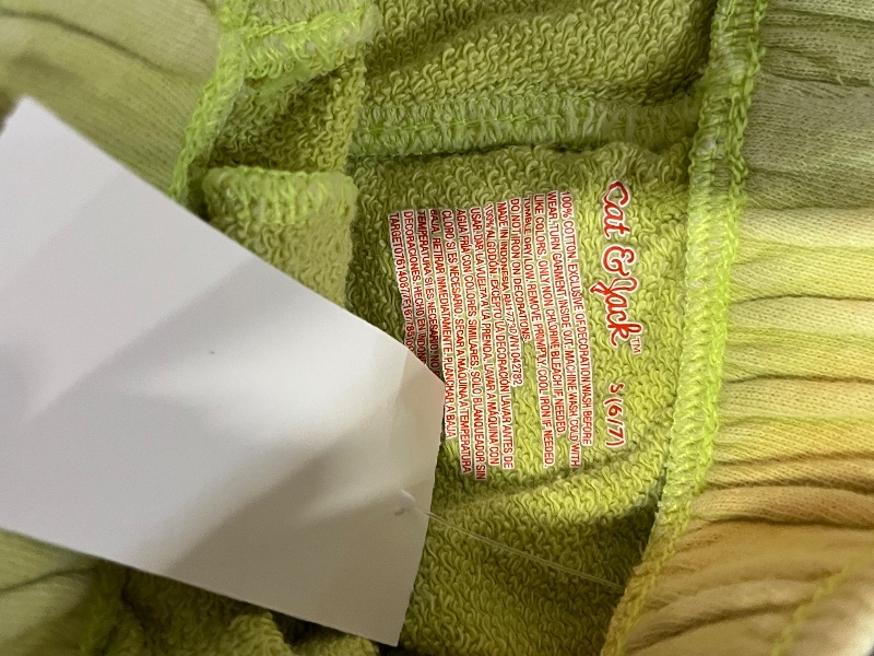 Photo 1 of (S) Lime Green Kids Neutral Shorts 