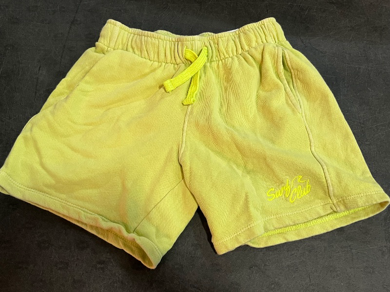 Photo 1 of (S) Lime Green Kids Neutral Shorts 