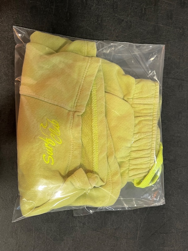 Photo 1 of (S) Lime Green Kids Neutral Shorts 