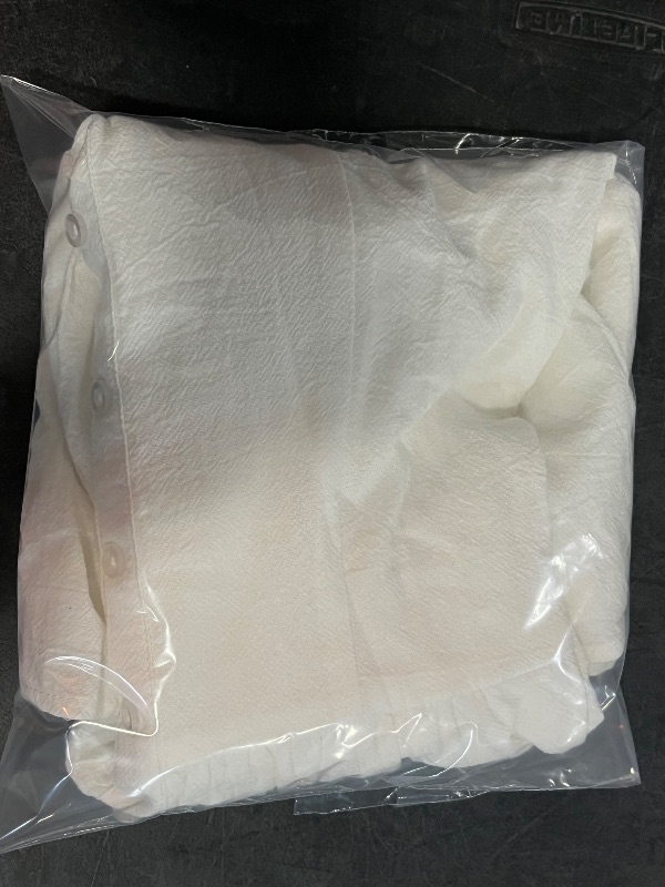 Photo 1 of (S) Girls' Button-Front Drop-Waist Dress - Art Class™ White S