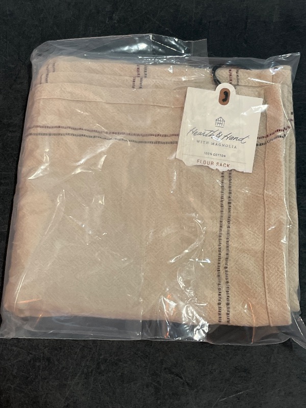 Photo 1 of Flour Sack Towel Burgundy/Natural - Hearth & Hand™ with Magnolia