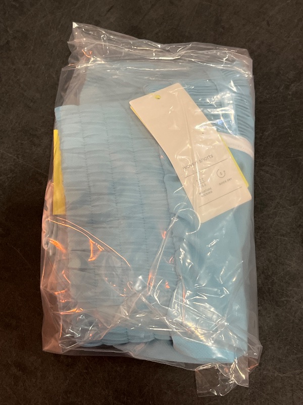 Photo 1 of (XS) Women's Woven Mid-Rise Piped Dolphin Shorts 2.5" - All in Motion™ Blue XS: Lightweight, Moisture Wicking, Quick Dry
