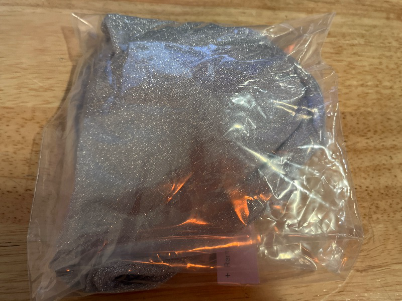 Photo 1 of (S) Women's Sparkle Scooped Bralette Bikini Top - Wild Fable™ Silver S: Open Back, Removable Cup, Knit
