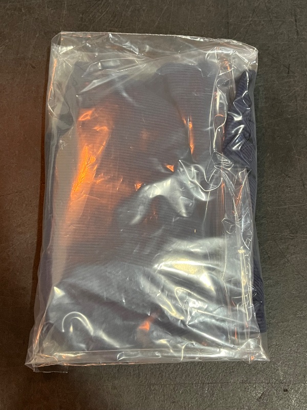 Photo 1 of (M) Women's Elbow Sleeve Mock Turtle Neck Ribbed T-Shirt - a New Day™ Navy M: Midweight, Pullover
