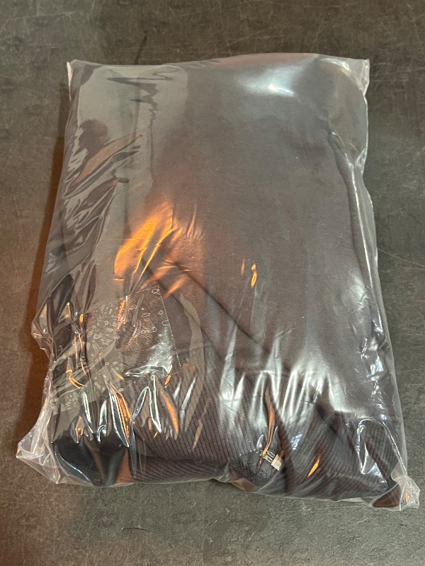 Photo 1 of (S) Womens Fleece Jacket, Grey with Black Sleeve Strips