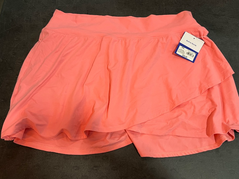 Photo 1 of (XXL) Women's Knit Flowy High-Rise Skort - JoyLab™ Pink XXL