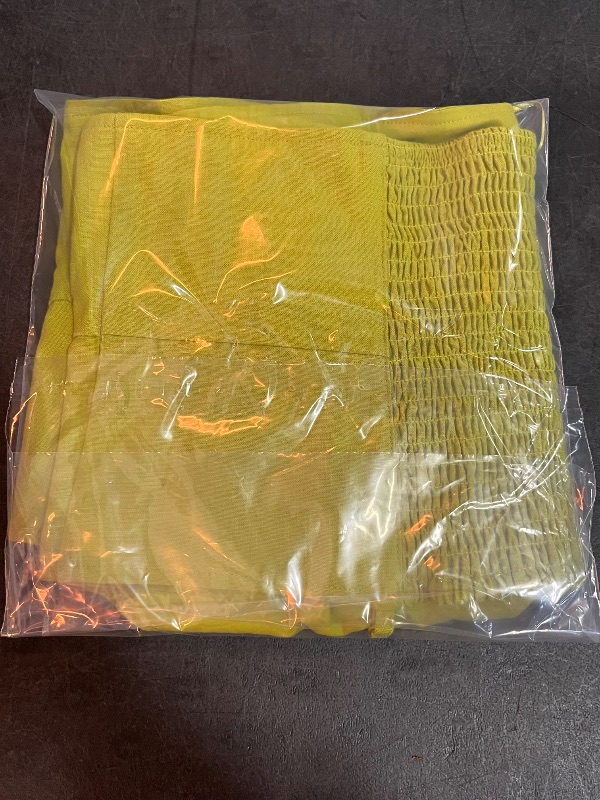 Photo 1 of (L) Women's Ruffle Sleeve Woven Halter Top - a New Day™ Lime Green L