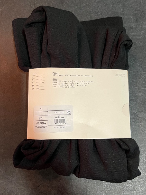 Photo 1 of (S) Women's High Waist Ponte Leggings - a New Day™ Black S: Wide Waistband, Power Stretch, Ankle Length