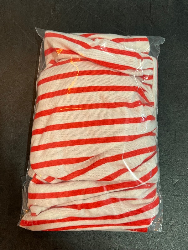 Photo 1 of (3T) Toddler Girls' Striped Short Sleeve Dress - Cat & Jack™ Red 3T