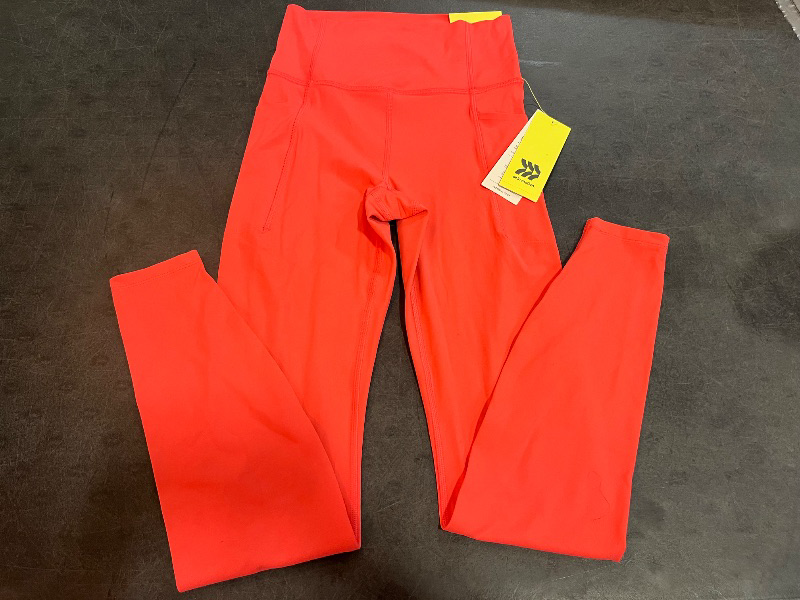 Photo 1 of (XS) Women's Everyday Soft Ultra High-Rise Pocketed Leggings - All in Motion™ Coral Red XS: Moisture Wicking, UPF 50+