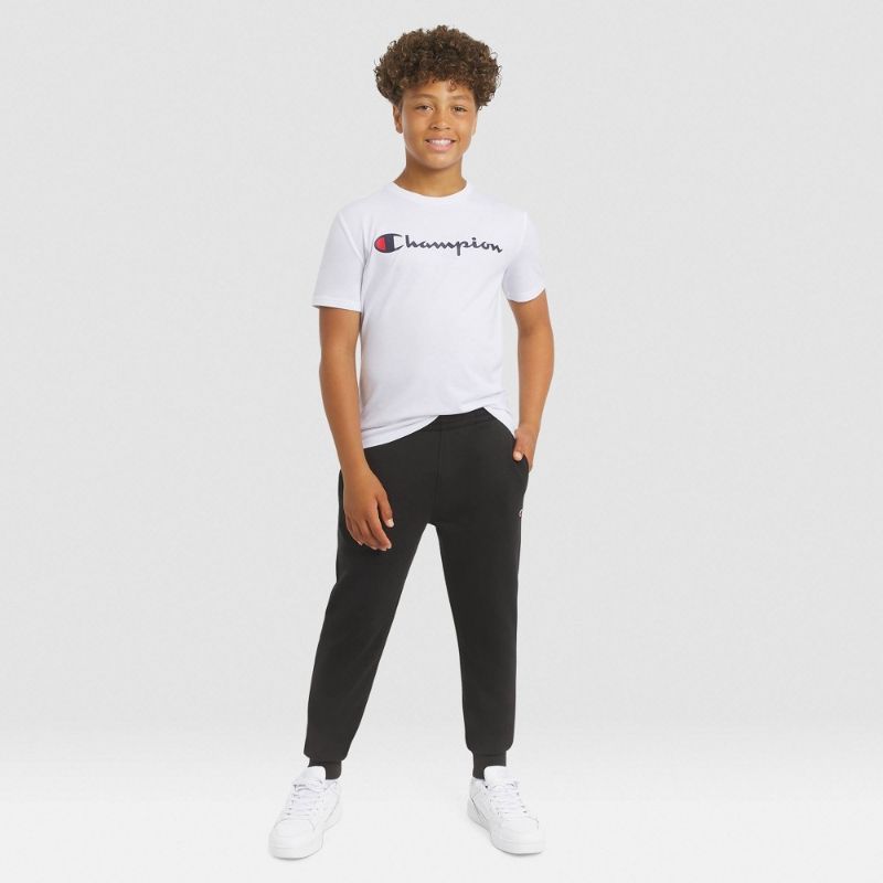 Photo 1 of (L) Champion Kids' Signature Fleece Jogger Pants - Black L ( Mark On Pants)