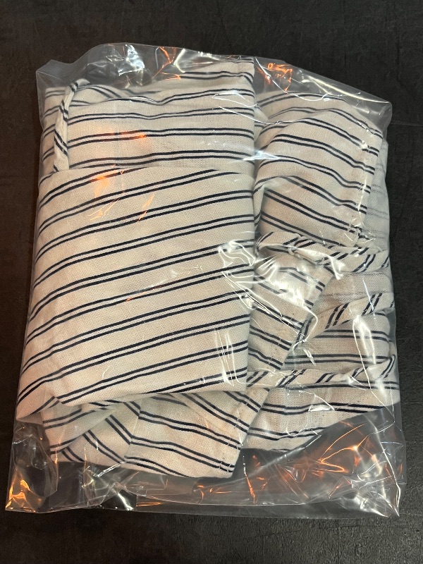 Photo 1 of (S) Women's Linen Blend Button Front Vest - a New Day™ Navy Striped S