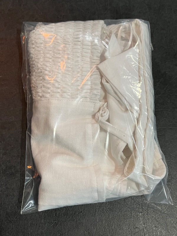 Photo 1 of (S) Women's Ruffle Sleeve Woven Halter Top - a New Day™ White S