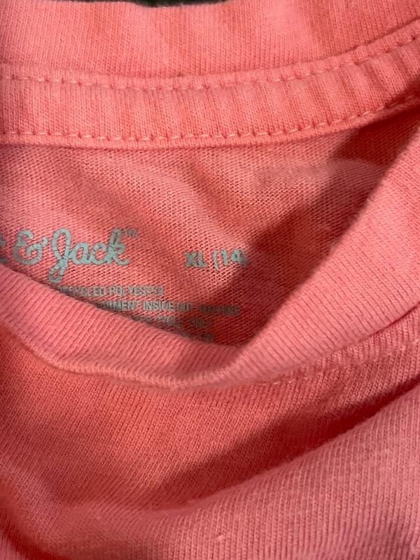 Photo 1 of (XL) Kids Girls Solid Pink Tshirt