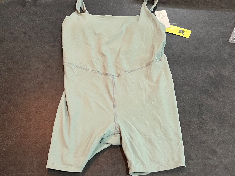 Photo 1 of (M) Women's Everyday Soft Short Active Bodysuit - All in Motion™ Sage Green M: Moisture Wicking, UPF 50+