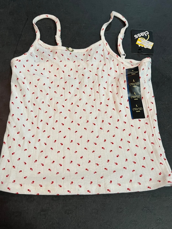 Photo 1 of (L) Girls' Pointelle Cami - Art Class™ Off-White L
