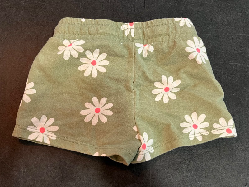 Photo 1 of (12M) Green Flower Shorts for Toddlers
