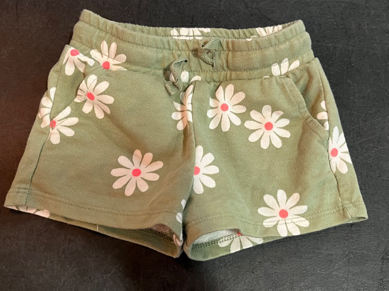Photo 1 of (12M) Green Flower Shorts for Toddlers