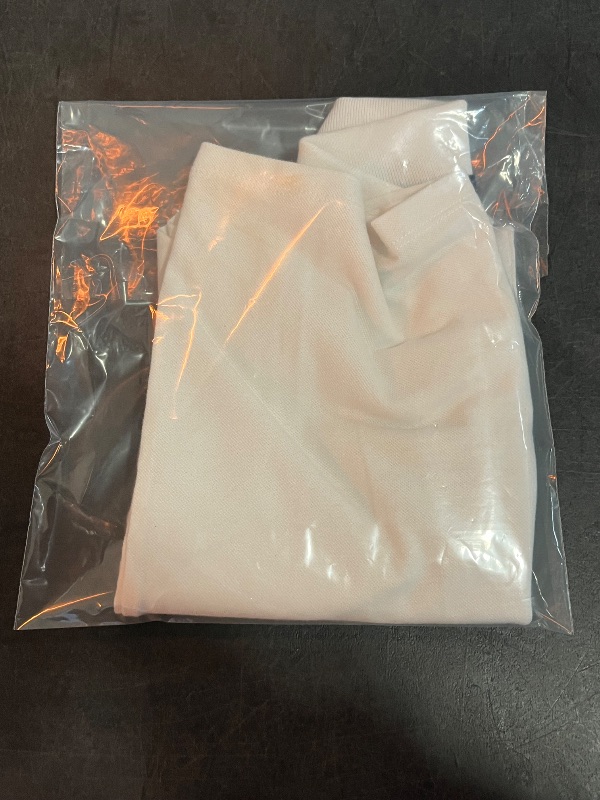 Photo 1 of (M) Kids Collar Shirt White with Black Strips