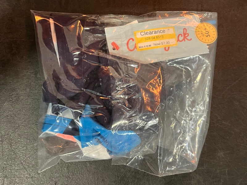 Photo 1 of 12M Baby Boys' Shark Bite Swim Shorts - Cat & Jack™ Navy 12M: Recycled Polyester, UPF 50+, Built-in Brief, Elastic Waistband
