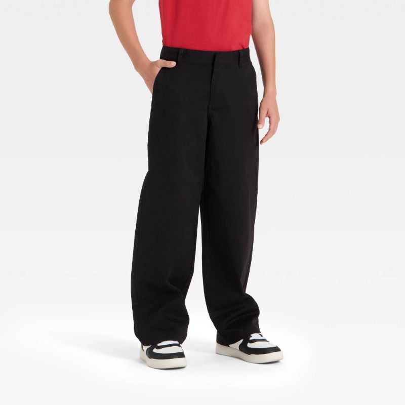 Photo 1 of Size 12 Boys' Mid-Rise Baggy Pull-on Pants - Art Class™ Black 12

