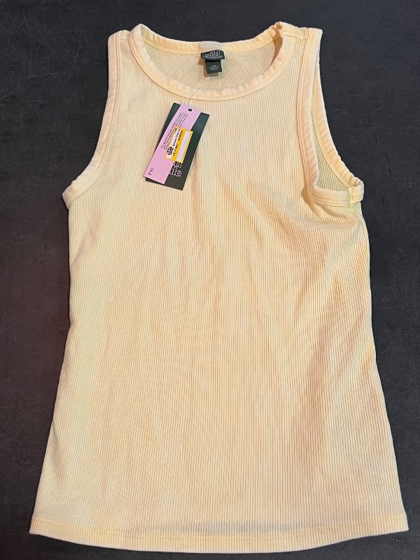 Photo 1 of (XS) Women's Long Line Tank Top - Wild Fable™ Light Yellow XS