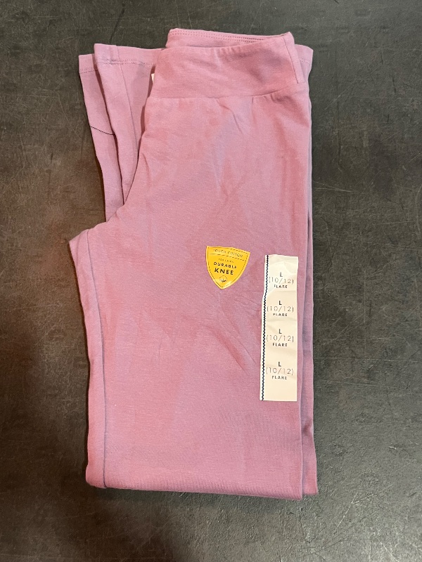 Photo 1 of (L) Girls' Flare Leggings - Cat & Jack™ Plum Purple L
