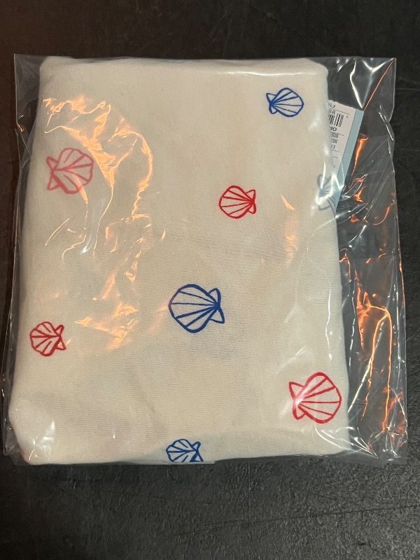 Photo 1 of 3T - Toddler Girls' Seashell Tank Top - Cat & Jack™ - Cream 3T: Relaxed Fit, Below Hip