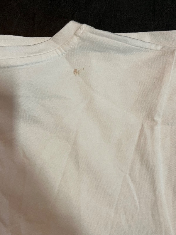 Photo 1 of Minor Mark** (S) Women's Extended Short Sleeve T-Shirt - a New Day™ White S: Cotton Crew Neck Pullover, Midweight Jersey