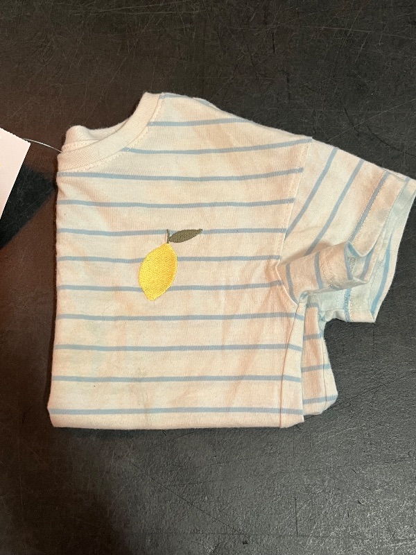 Photo 1 of 3T Girls Toddler Stripped Lemon T Shirt 