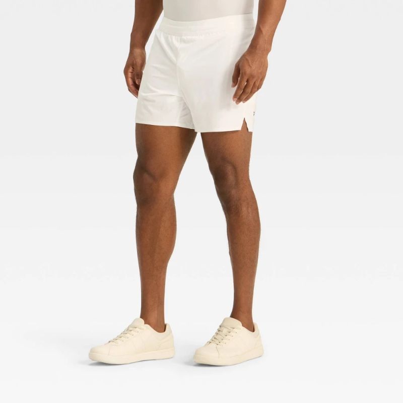 Photo 1 of (XL) Men's 5" Active Light Lined Run Shorts - All in Motion™ White XL