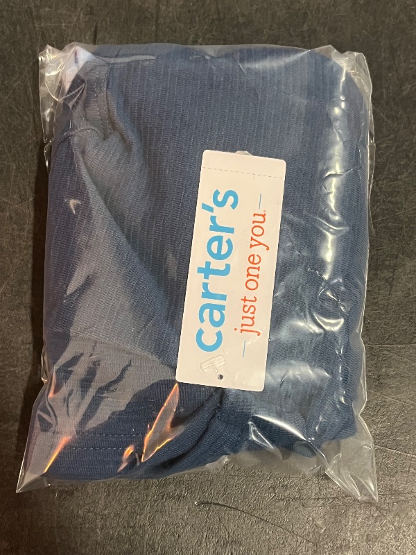 Photo 1 of (9M) Carter's Just One You® Baby Boys' Textured Whale Top & Bottom Set - Navy Blue 9M: Elastic Waistband