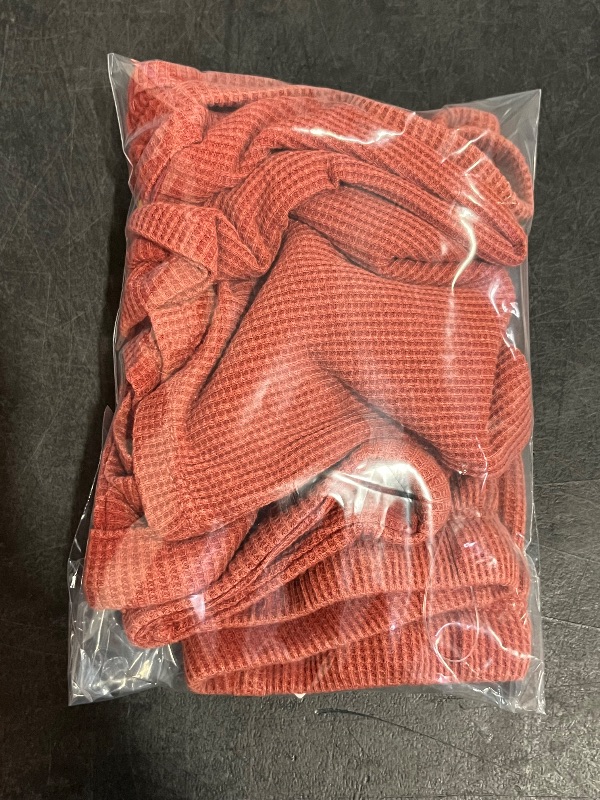 Photo 1 of (6-9M) Baby Waffle Top & Bottom Set - Cat & Jack™ Red 6-9M