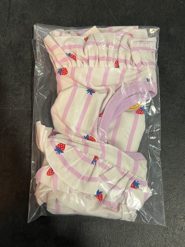 Photo 1 of 12M Baby Girls' Solid Ruffle Bodysuit - Cat & Jack™ Cream 12M: Snap Closure, Tagless, Knit Jersey