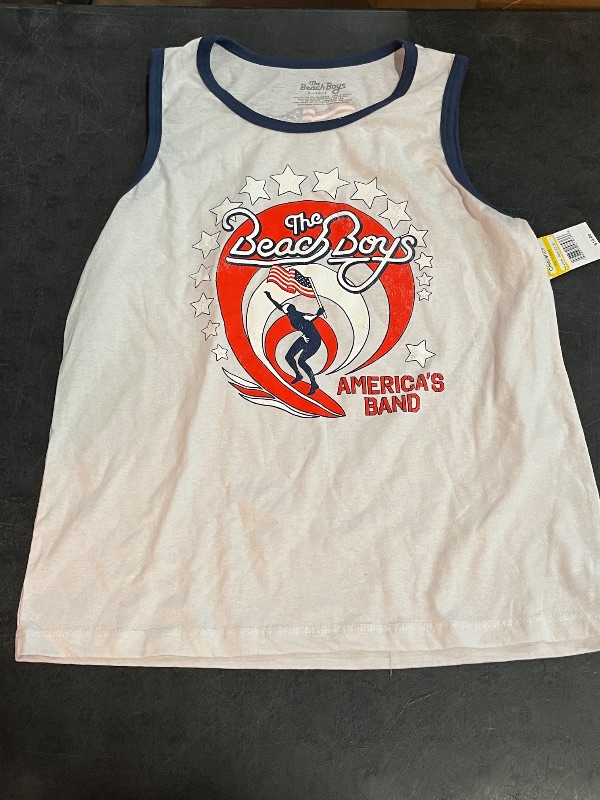 Photo 1 of (XL) Boys' the Beach Boys Graphic Tank Top - Off-White XL