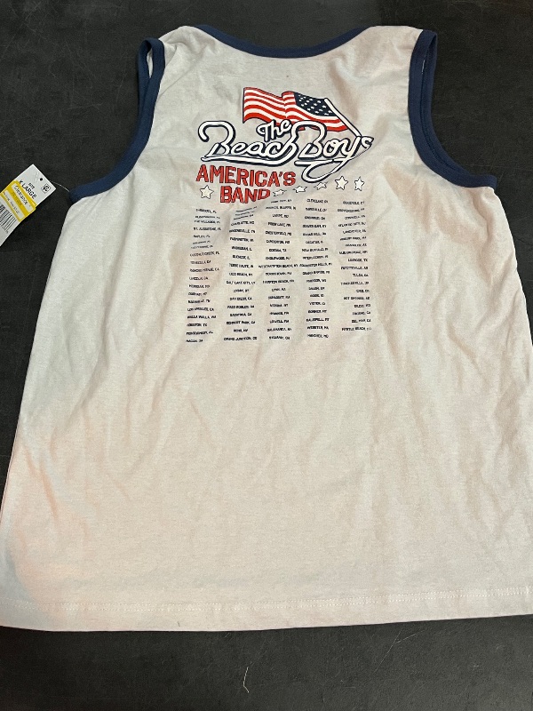 Photo 1 of (XL) Boys' the Beach Boys Graphic Tank Top - Off-White XL