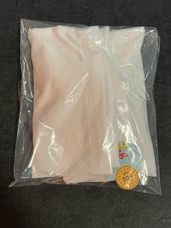 Photo 1 of (4T) Toddler Long Sleeve Rash Guard Top - Cat & Jack™ White 4T: Fit, UPF 50+, Recycled Polyester, Machine Washable