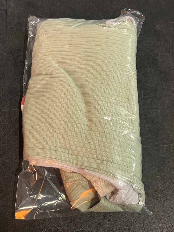 Photo 1 of (NB) Baby 3pk Solid Long Sleeve Wide Ribbed Bodysuit - Cloud Island™ Newborn: Cotton, Midweight, Crotch Snap, Lap Shoulder
