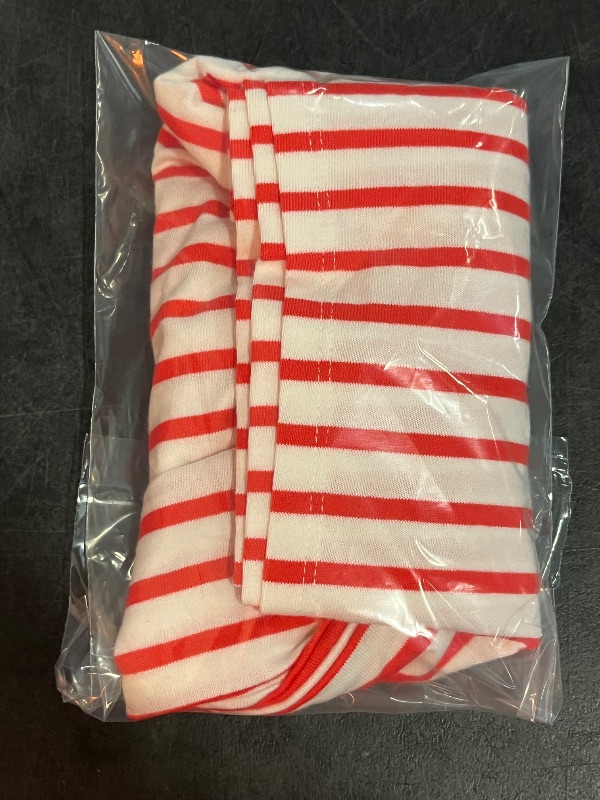 Photo 1 of 3T Toddler Girls' Striped Short Sleeve Dress - Cat & Jack™ Red 3T