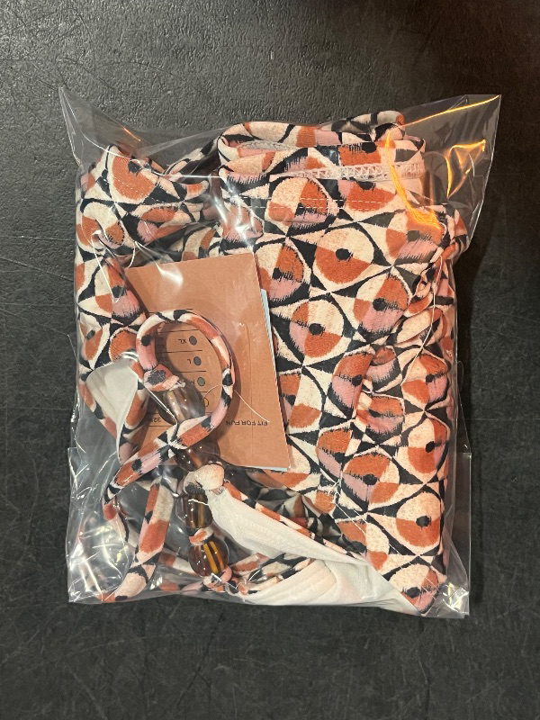 Photo 1 of (XL) Women's Geo Print Beaded Bralette Bikini Top - Shade & Shore™ Multi XL