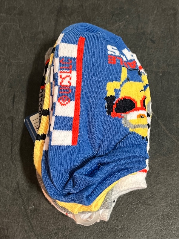 Photo 1 of (XS/S) Boys' Despicable Me Minions 6pk Socks - Yellow XS/S