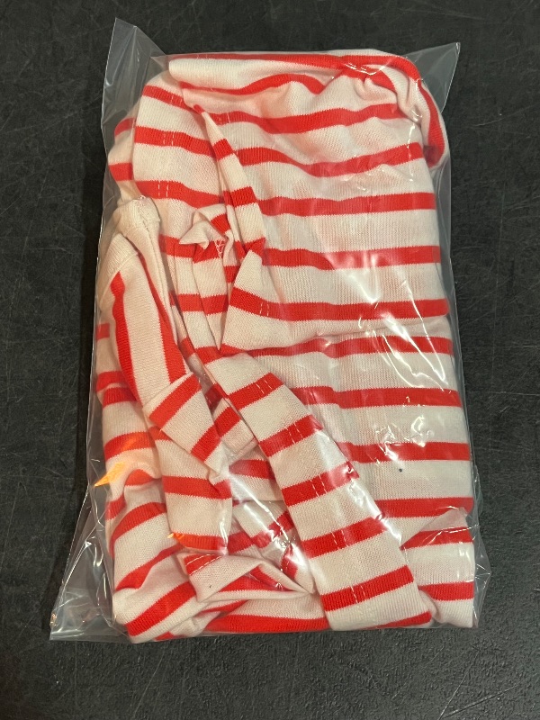 View 3 of 4T Toddler Girls' Striped Short Sleeve Dress - Cat & Jack™ Red 4T
