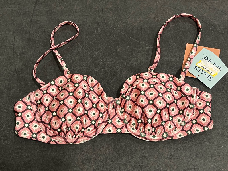 Photo 1 of 34B Women's Geo Print Balconette Underwire Bikini Top - Shade & Shore™ Multi 34B