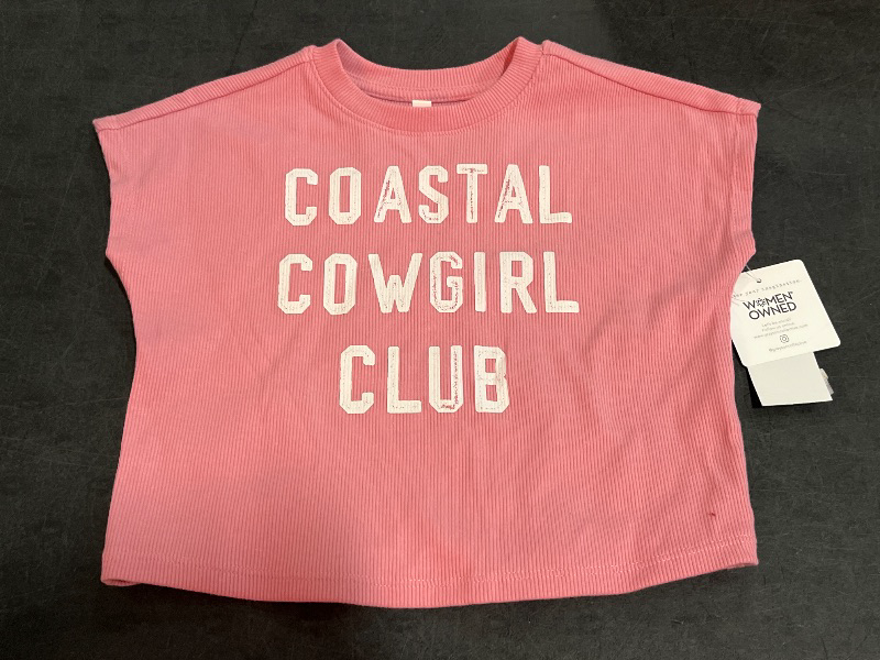 Photo 1 of 2T Grayson Mini Toddler Girls' Coastal Cowgirl Top - Pink 2T
