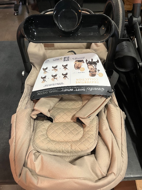 Photo 1 of Evenflo Shyft Intuiti+ Stroller with Green & Gentle Fabric (Travertine)