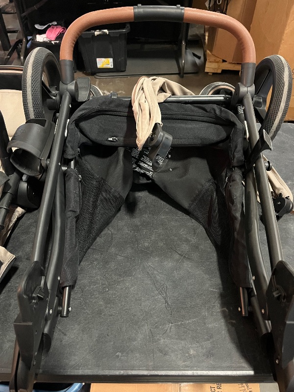 Photo 1 of Evenflo Shyft Intuiti+ Stroller with Green & Gentle Fabric (Travertine)