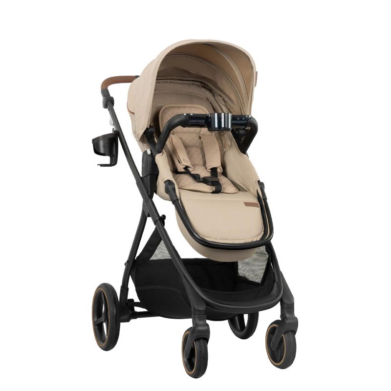 Photo 1 of Evenflo Shyft Intuiti+ Stroller with Green & Gentle Fabric (Travertine)