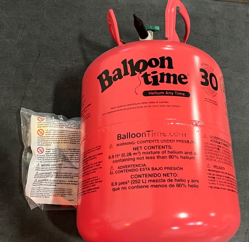 Photo 1 of 8.9 cu. ft. Metal Medium Portable Helium Tank for Balloons Plastic Film Wheel Meter Counter for Precision 5 Digit Cable Counter Counter for Stable Precision Rolling Meter Counter