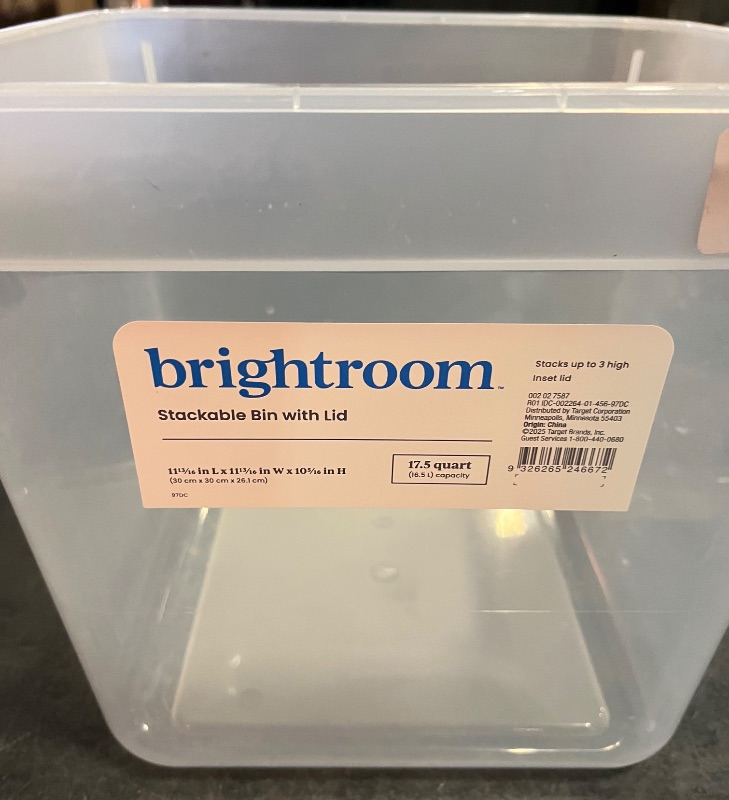 Photo 1 of *Missing Lids * Modular Clear Storage Large - Brightroom™ with Lids