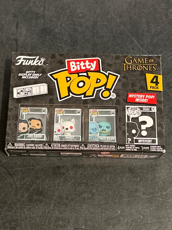 Photo 1 of Funko Pop Bitty: Game of Thrones - Jon Snow, Ghost, White Walker, & Mystery Chase Figure - (Styles May Vary) and A Surprise Mystery Mini Figure - 0.9 Inch (2.2 Cm) Collectable - Gift Idea